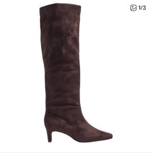 Banana Republic Vegan Suede Tall Slouch Boots Size 9